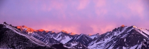 Coucher de soleil depuis notre tente à l'heure de l'apéro... on n'est pas bien dans les Andes ?