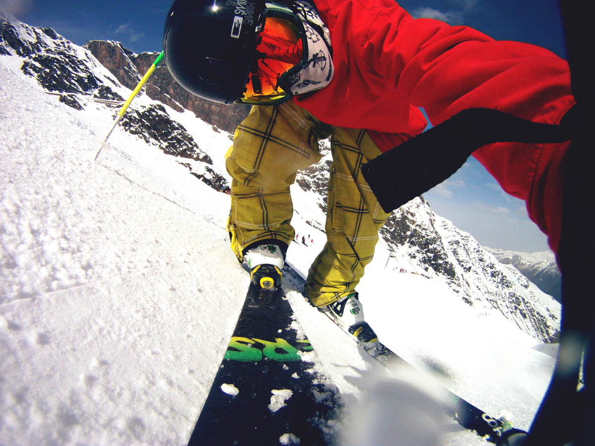 Cauterets en mode allumage de GOPRO