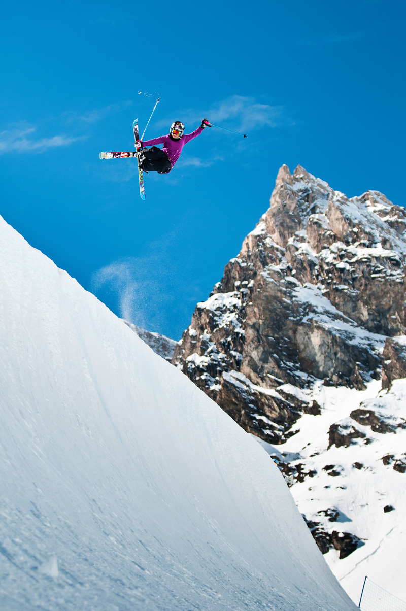 Shooting &agrave; Tignes avec Andy Parant