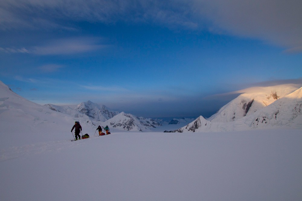La marche d'approche vers le camp de base. 