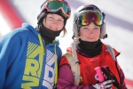 With Devin Logan during the SFR Tour 2011 in la Plagne