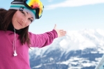 Anais shooting for Dakine in Laax