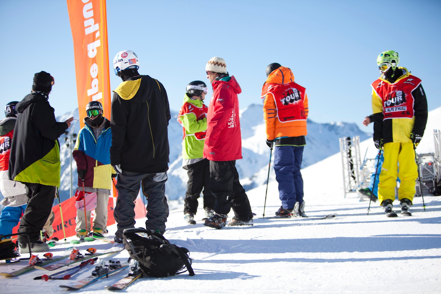 les riders au d&eacute;part