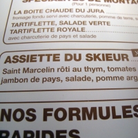 description assiette skieur