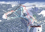 plan des pistes Le Tanet