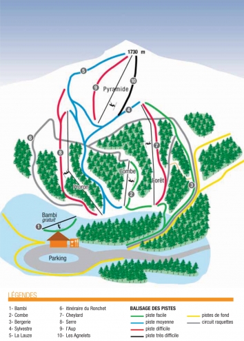 plan des pistes Valdr&ocirc;me
