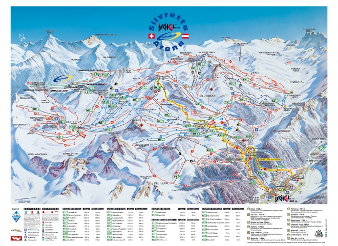 plan des pistes Samnaun