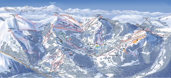 plan des pistes Morzine