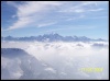 Le mont Blanc et son aureole.