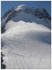 Aiguille Verte, bien tracée