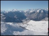 Vue depuis les pistes vers la Chambre