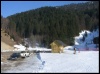 Peu de monde sur le parking du TSD de la Combe de l'Ours