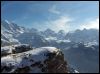 Vallée de Wengen depuis Männlichen