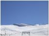 Le half pipe après les quelques flocons de neige