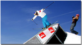 Fonds d'&eacute;cran ski et snowboard