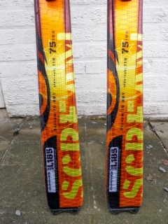 salomon scream hot 10 pilot skis