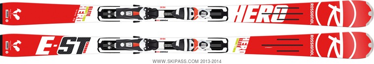 Rossignol Hero elite st tpx axial3 120 tpi 2 b80 white red