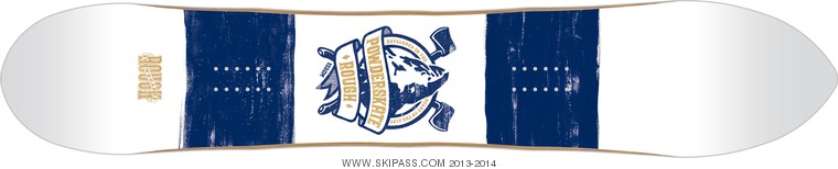 Rough Snowboards Powder Skate -155