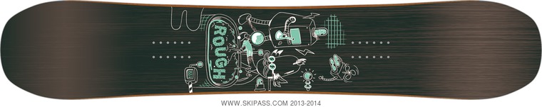 Rough Snowboards Experimentation series 155
