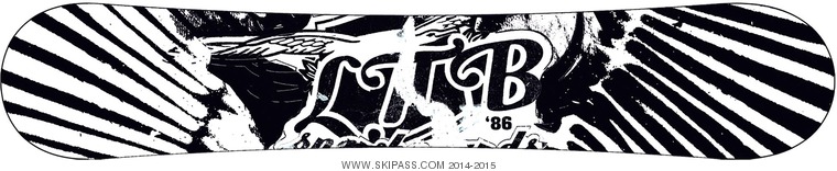 LTB Snowboards Eels White