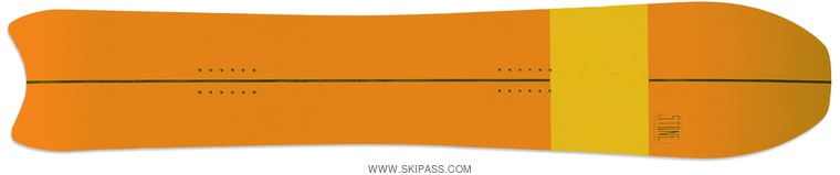 Stone snowboards Ozzy orange