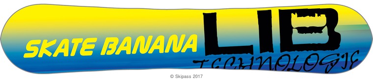Lib Tech Skate Banana yellow