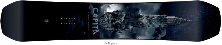 Capita THE BLACK SNOWBOARD OF DEATH 165