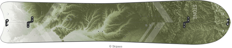 Stone snowboards Topo split 160