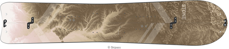 Stone snowboards Topo split 150