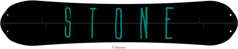 Stone snowboards Forest split