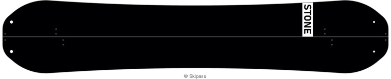 Stone snowboards White split