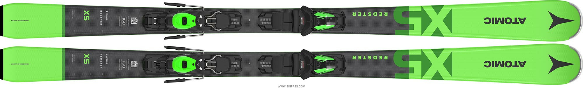 Atomic Redster x5 green + m 10 gw gre