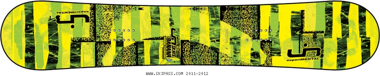Lib Tech Skate Banana Wide Lockdown Yellow