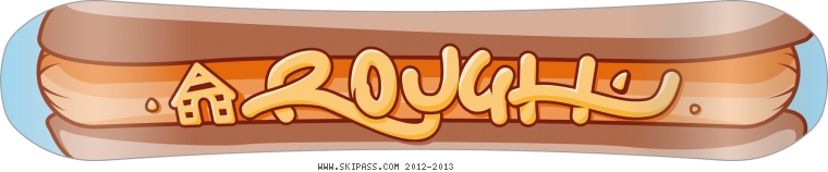 Rough Snowboards Hotdog