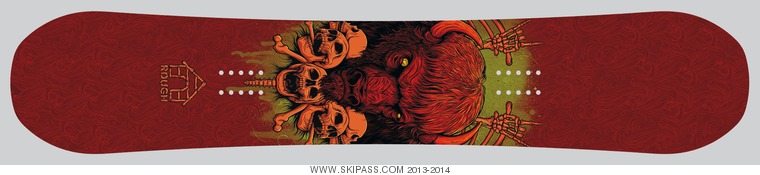 Rough Snowboards Foundation series 155
