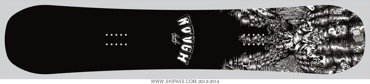 Rough Snowboards Revolution series 153
