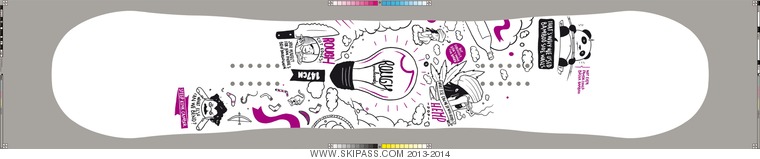 Rough Snowboards Garbage Series BOMB 147
