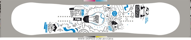 Rough Snowboards Garbage Series BOMB 150