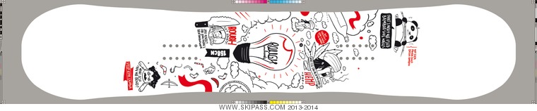 Rough Snowboards Garbage Series BOMB 158