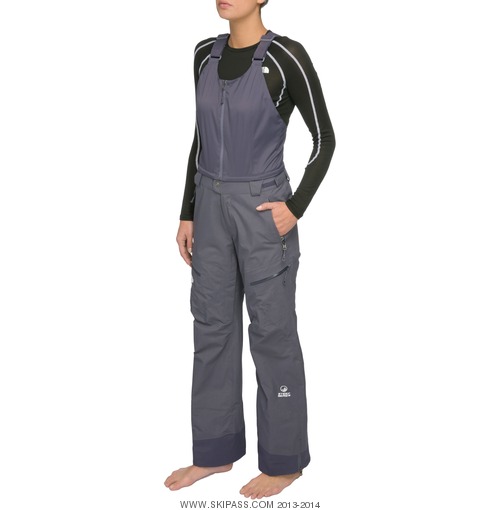 The North Face free thinker bib Greystone-Blue