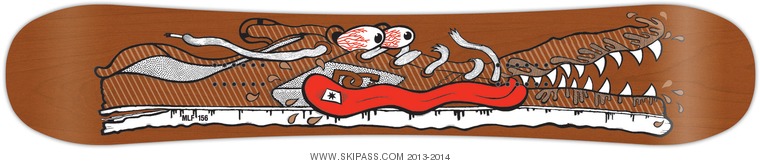 DC Snowboards Mlf  156