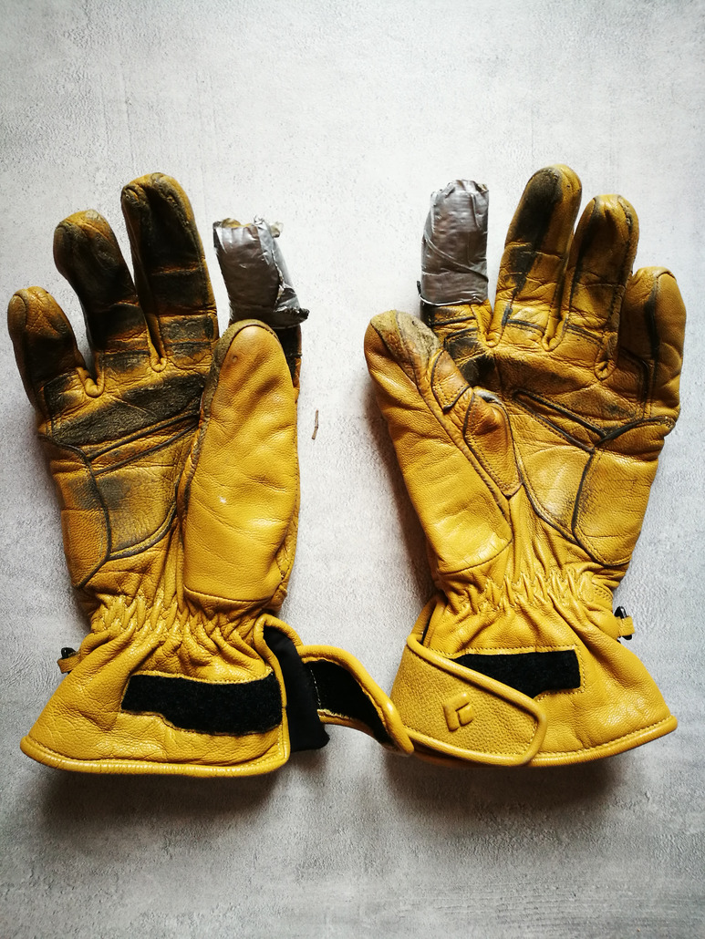 Black Diamond work gloves