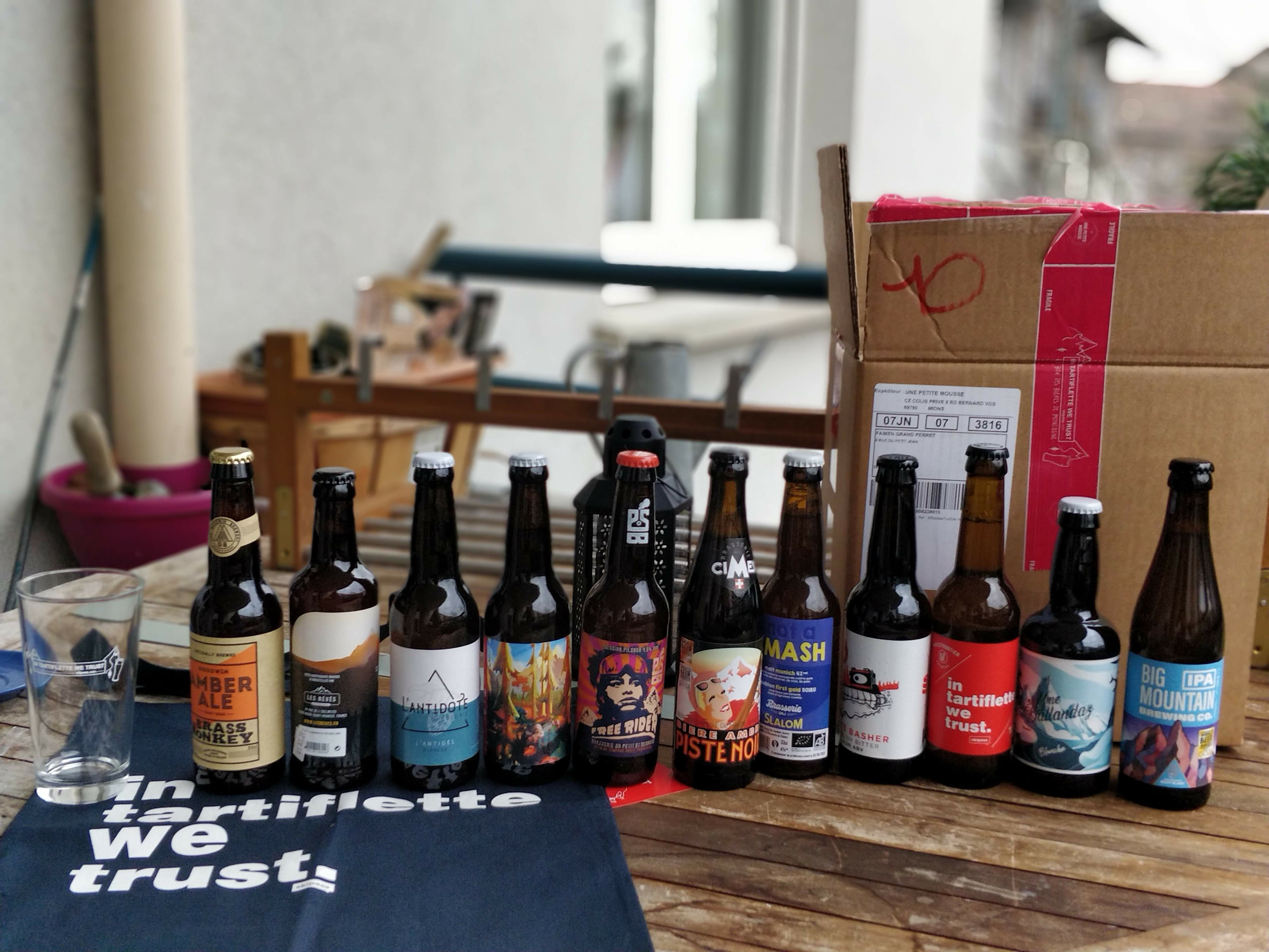 IN TARTIFLETTE WE TRUST Box Bières de Montagne : Une box de dégustation sympathique