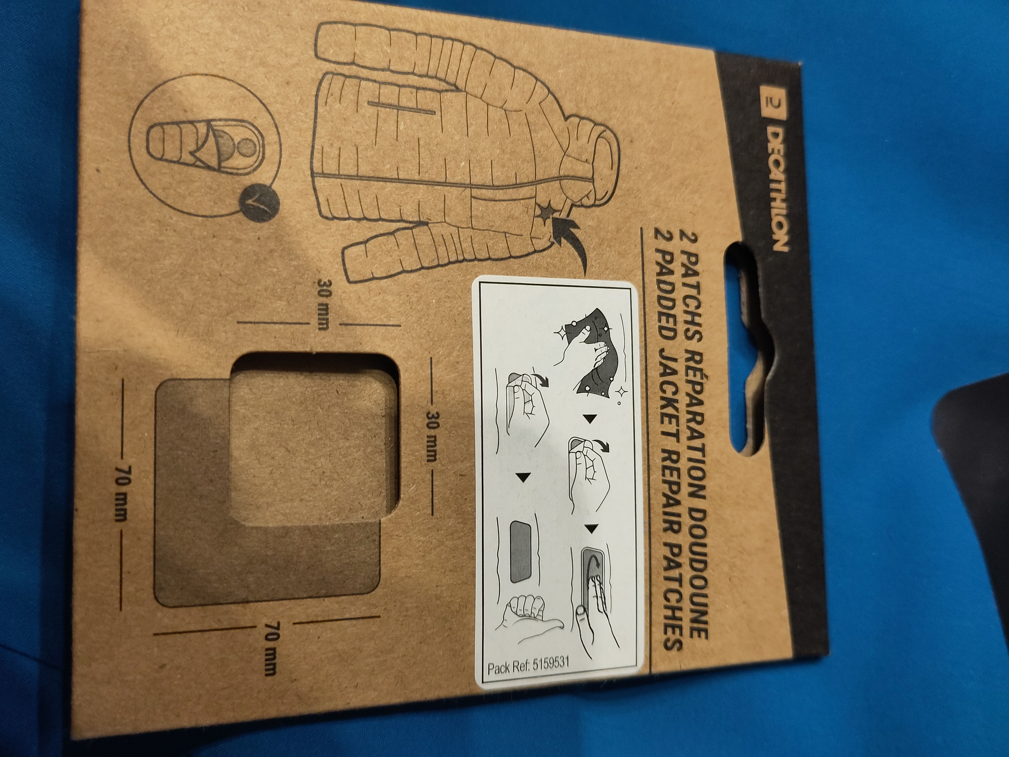 Kit De 88 Patchs Autocollants En Nylon Pour Réparer Doudounes, Vêtements - 8 Feuilles Multicolores