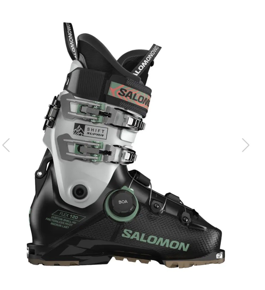 Salomon Chaussures de Ski Salomon Shift Supra S Boa 120 Gw Black Cool Gray 5 Shale