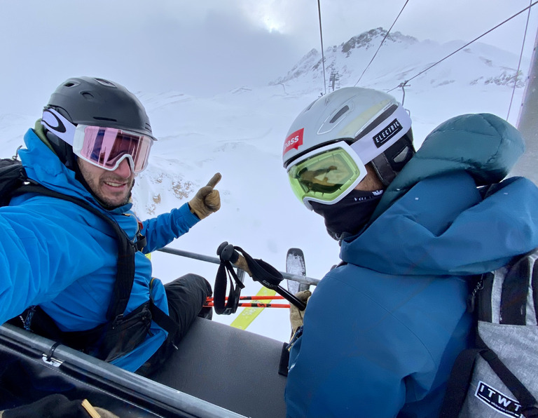 Premières traces & Tests Ski Force 