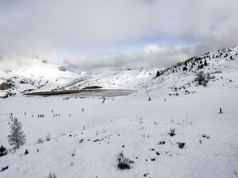 Retour du soleil dans les Aravis, toujours a la limite.