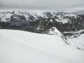 Neige molle marron ou glace blanche béton ?