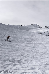 Finir l'année avec des conditions de dévril, neige molle, 10°, herbe,