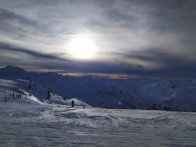 soleil dans les 3 vallées, bonne année!